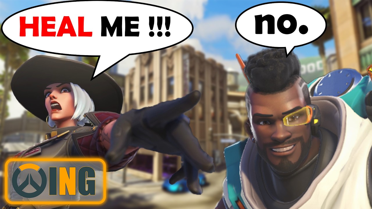 My Healers Refused To Heal Me In Overwatch 2 - YouTube