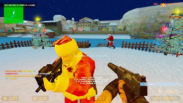 Counter Strike Source Zombie Escape mod online gameplay on Sorrento Xmas map