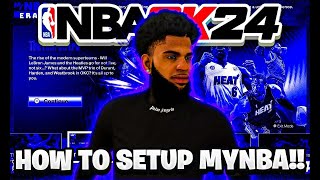 HOW TO SETUP YOUR MYNBA IN NBA 2K24!! (TUTORIAL, SETTINGS, EVERYTHING!!) screenshot 5