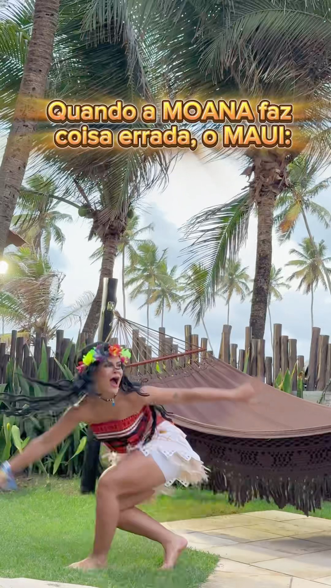 O que será que a MOANA fez?​⁠@mayca.brasil #moana #maui #funnymemes #short #shorts