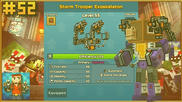 Pixel Gun 3D - Walkthrough Part #52 [Storm Trooper Exoskeleton is OP lvl 55 Gameplay & Review]