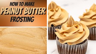 Peanut Butter Frosting Recipe for Chocolate Cake