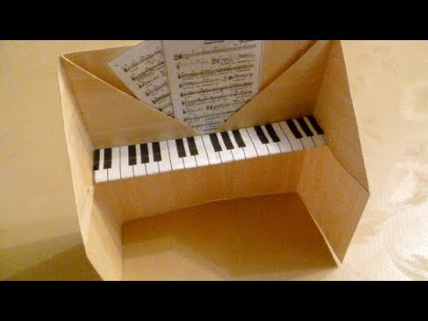 Kako napraviti klavir od papira