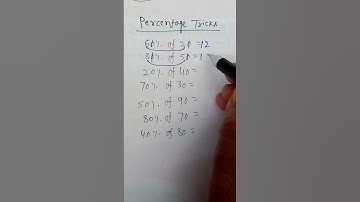 Calculating Percentage fast#matholympiad