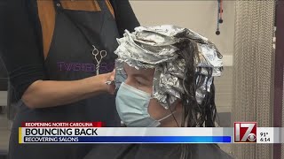 NC hair salons, barbershops slowly recovering after reopening