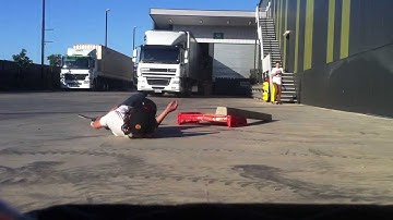 board slide gone wrong