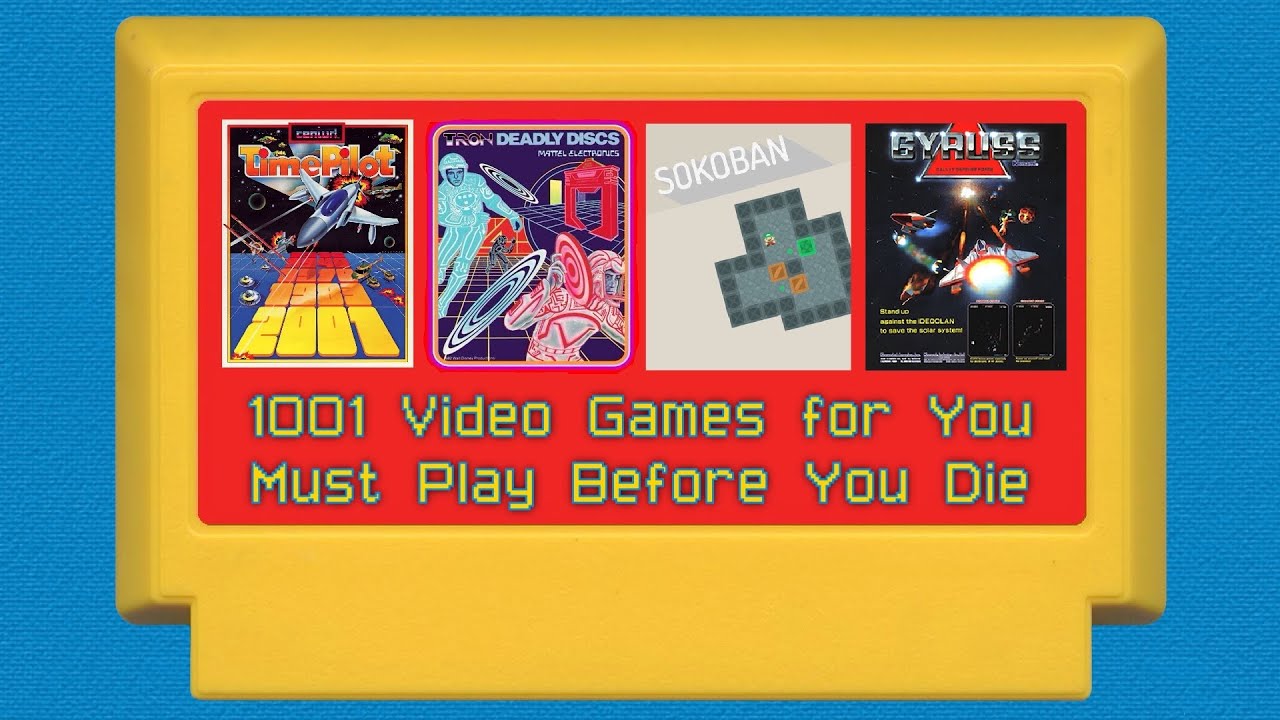 #19 Sokoban, Tron, Time pilot, Gyruss. 1001 video games you must play