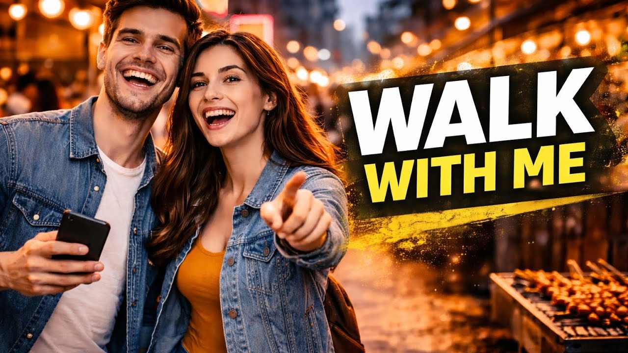 👉 Walk With Me – Real Street English in a Busy Night Market