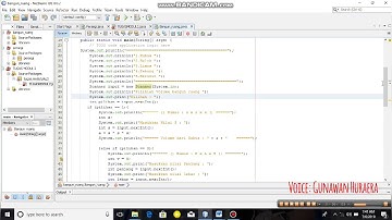 Program Bangun Ruang menggunakan NetBeans