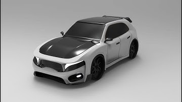 Concept car speed modeling in fusion 360