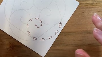 Zentangle Project Pack No. 22 - Day 02 (12 Days of Zentangle 2023)