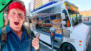 LA's UNEXPECTED Truck Scene!! Pre-Mexico Street Food Tour!