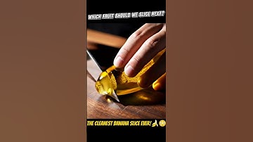 Satisfying Banana Cut 🍌 | Smoothest Slice Ever #OddlySatisfying #FruitCutting #shorts