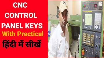 Cnc control panel in hindi !! cnc operating panel!! cnc operator panel keys !! cnc programming!!2022