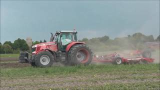 Будни тракториста 2 сезон 2016, Massey Ferguson 7626 в работе, тест и обзор трактора.