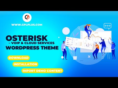 Osterisk – VOIP & Cloud Services WordPress Theme Download, Installation and Import Demo Content