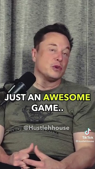 Does Elon Musk plays video games? - YouTube
