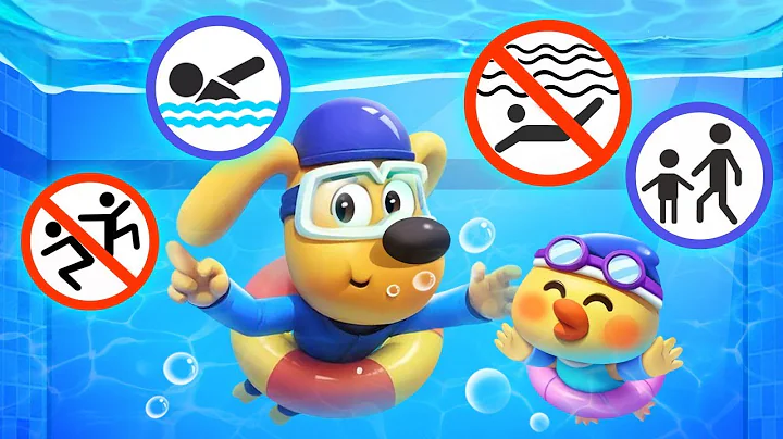 Safety Rules in the Pool | Useful Story for kids | Kids Cartoons | Sheriff Labrador