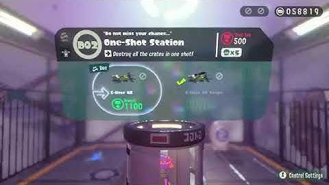 Splatoon 2 Octo Expansion-One-Shot Station-Destroy all of the crates with one shot!-E-Liter 4k scope