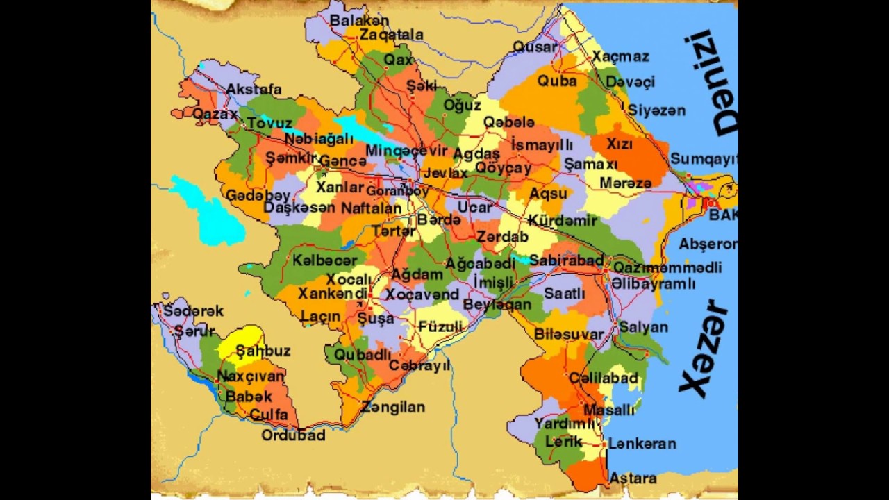 Азербайджан карта на русском подробная. Азербайджан на карте. Политическая карта Азербайджана. Административная карта Азербайджана. Карта Азербайджана с районами.