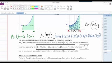 1325 Sect 5.4 - The Definite Integral part 1
