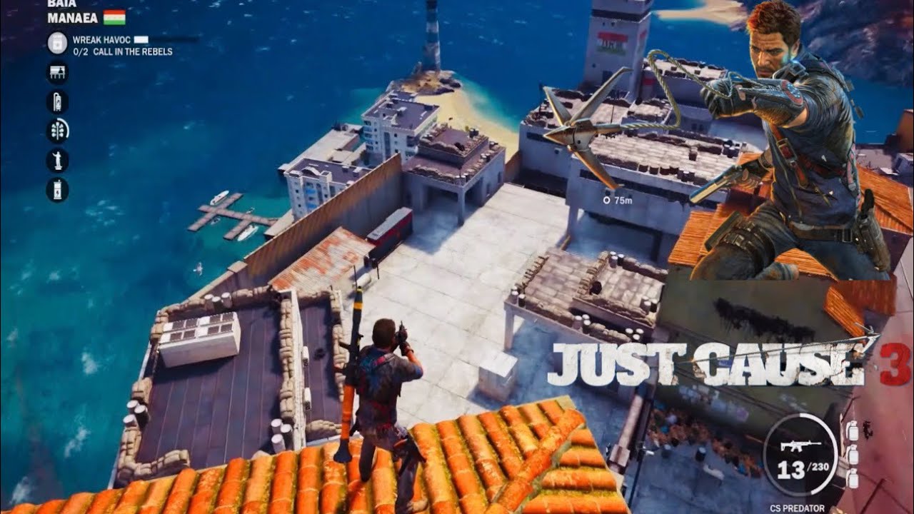 Just cause 3 awesome gameplay video in full HD resolution attacking on ...