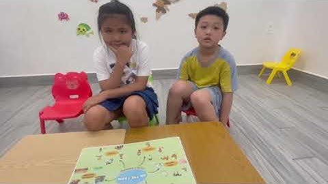 Tiếng Anh Giao Tiếp Phan Thiết: Elsa and Felix practice talking about On The Farm