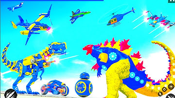 Dragon Robot Car Game Flying Robot Transforming Android  Gameplay_ 3