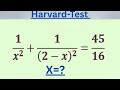 The German Math Olympiad Problem That 99% Students Get Wrong ?