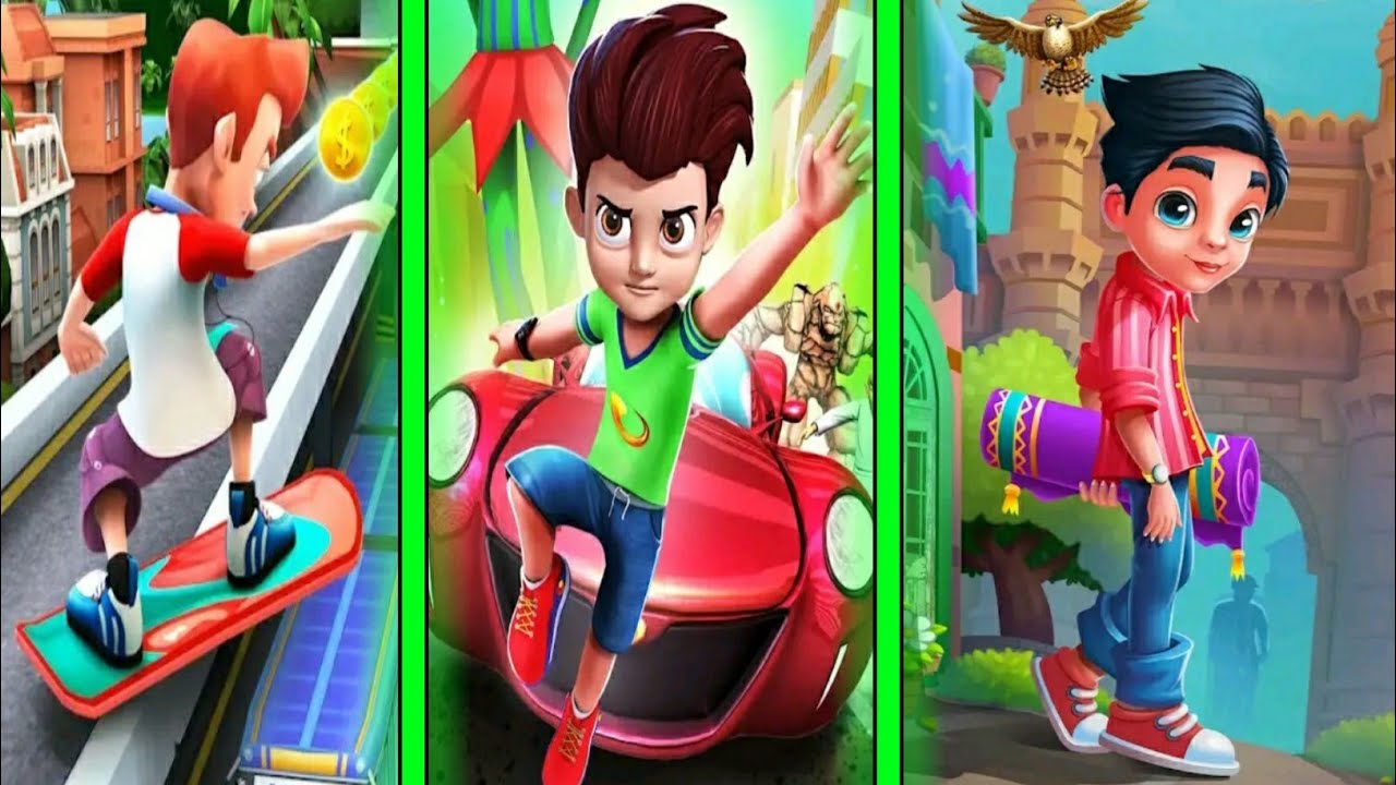 Subway Runner - India Tour VS Bus Rush VS Kicko & Super Speedo Gameplay