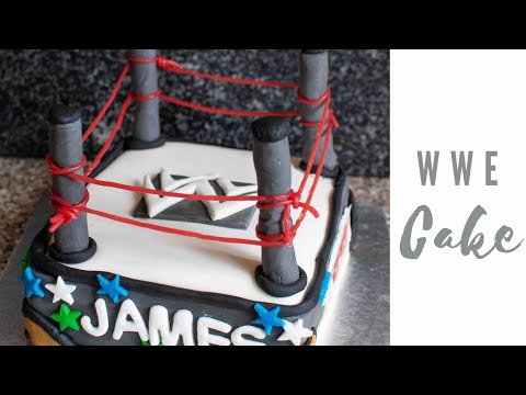 How To Make A Wwe Wrestling Ring Cake - For beginners