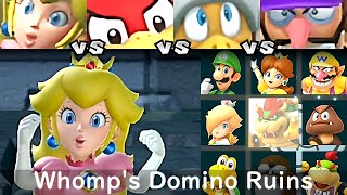 Super Mario Party Peach vs Pom Pom vs Hammer Bro vs Waluigi #45