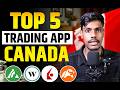 Top 5 Stock Trading Apps in Canada – Invest Smarter in 2026