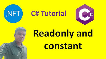 Readonly vs constant variable | C# | .Net | Tutorial - 12 | Tamil