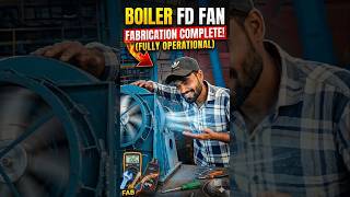 Heavy Boiler FD Fan Fabrication in Action! ⚙️🔥 #Shorts @Mr.joker527vlog @YouTube #boiler