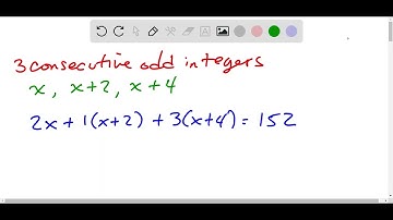 Find three consecutive odd integers such that the sum of two times the first, one times the second,…