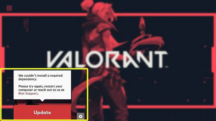 Riot VANGUARD not installing automatically | Can't install dependency, no Riot Vanguard installed.