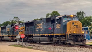 SD70MACe Duo Leads CSX M583 Past Dunn, NC