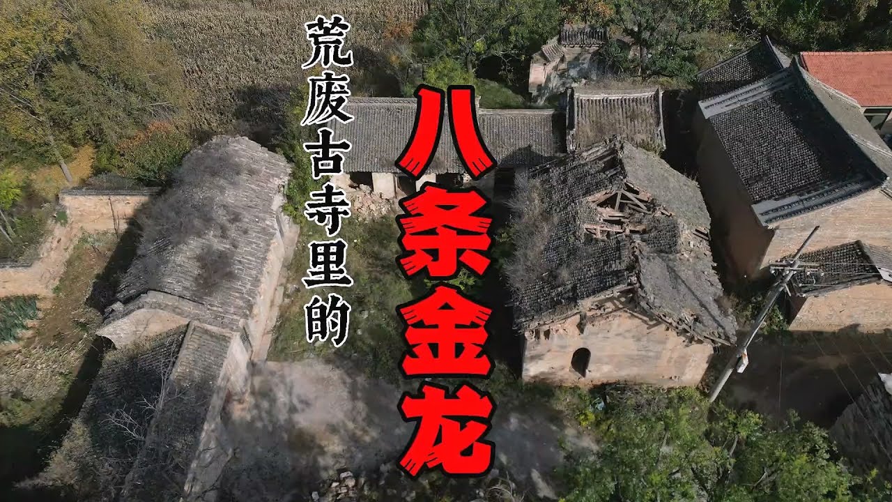 深山古村文物遍地，古碑变村口坐凳，荒废古寺竟藏八条金龙【勇哥看山西】