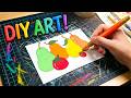 Immersive painting | Colored lines #Immersive painting #Acrylic markers #Painting #Daily painting