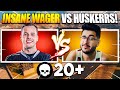 CRAZY Warzone wagers VS @HusKerrs!