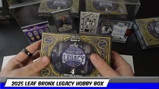 2025 Leaf Bronx Legacy Hobby Box 18 & 19