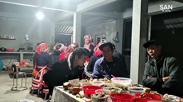 NGƯỜI DAO ĐỎ HÁT ĐỐI ĐÁP ĐÊM ĐẮM CƯỚI | SAN HÀ GIANG