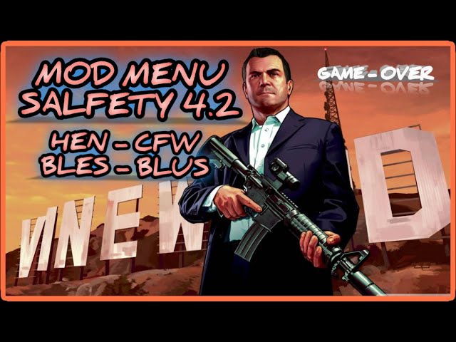 How To Install Salfety 4.2 GTA 5 Mod Menu BLES/BLUS PS3HEN 2019 