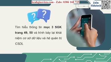 Giáo án powerpoint Chủ đề F Bài 1: Bài toán quản lí và ... | GA điện tử KH máy tính 11 Cánh diều
