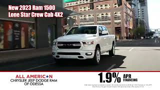 Ram Truck Month Continues at All American Chrysler Jeep Dodge Ram of Odessa!