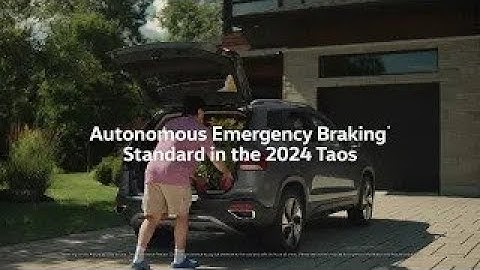 Autonomous emergency braking: The 2024 VW Taos | Volkswagen Canada
