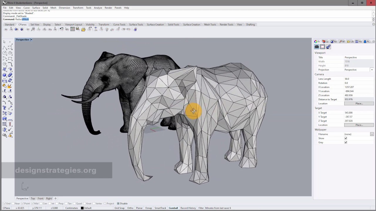 how to fix meshes in rhino 6