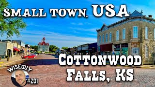 small town, USA // Cottonwood Falls, Kansas // population 851