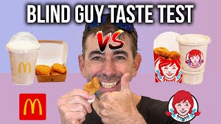 McDonald's vs Wendy's nuggets - Blind Guy Taste Test